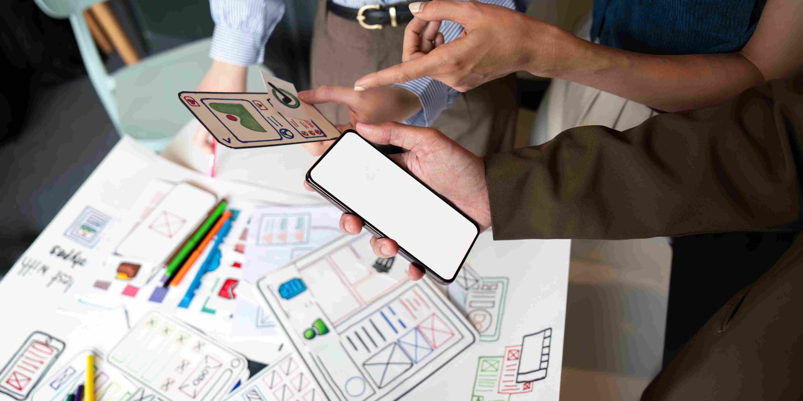 خطوات تصميم تطبيق الموبايل في كويك ديجيتال